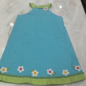 Florence Eiseman Girl’s sundress, size 6, turquoise blue